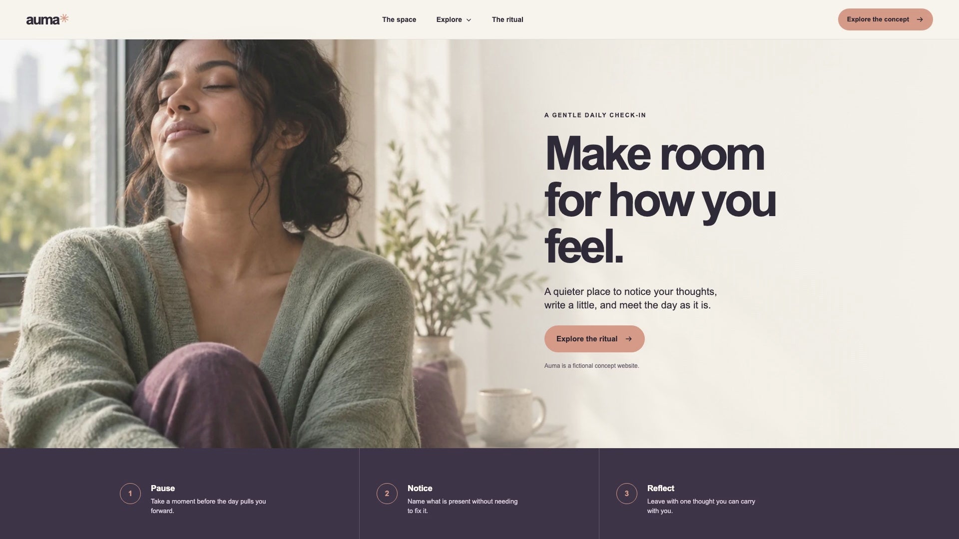 Auma – Website Template for AI Agents