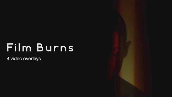 Film Burns Video Overlays (4 MP4 Files)