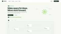 Scrolling preview of the Nodera one-page workflow website template, from hero dashboard through features, use cases, stories, FAQ, and footer.