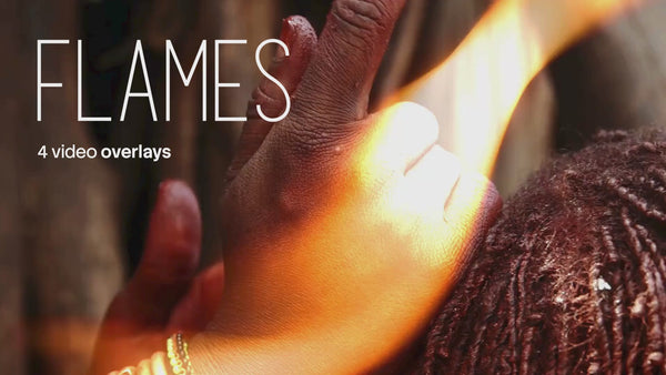Flames Video Overlays (4 MP4 Files)