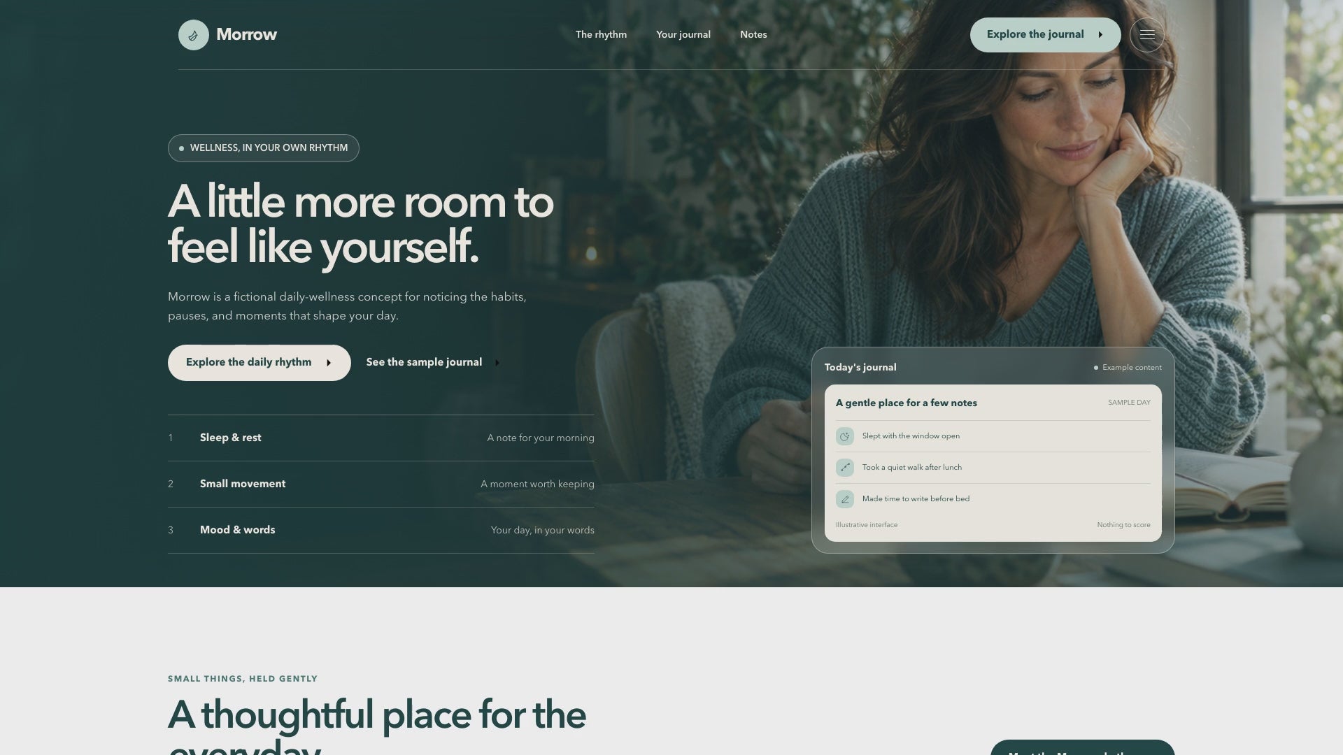 Morrow Journal – Website Template for AI Agents