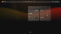 Scrolling desktop preview of the revised Vorami AI automation website template with ten sections and an orange contact section