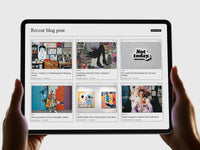 Reado Framer template responsive layout preview