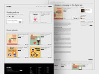 Reado Framer template design preview