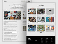Reado Framer template website sections preview