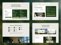 Salifact Framer template design preview