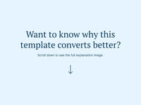 Senior Care Framer template website sections preview