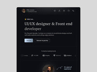 Showoff Framer template homepage preview