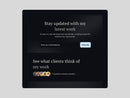 Showoff Framer template design preview