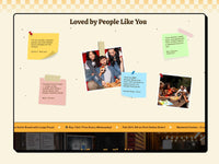 Slice Town Framer template design preview