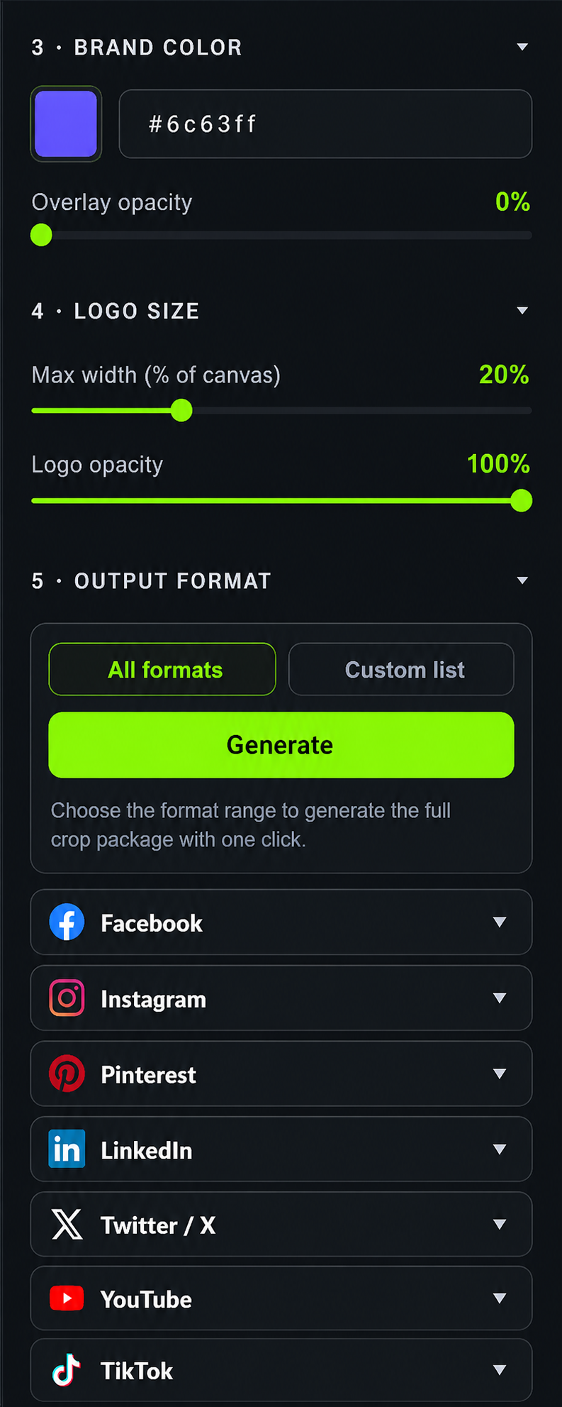 Social Media Crop Tool screenshot thumbnail 5