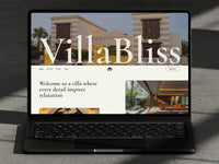 VillaBliss Framer template homepage preview