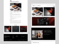 VOXO Framer template design preview