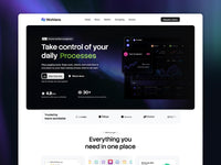 Worklane Framer template homepage preview
