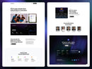 Worklane Framer template website sections preview
