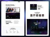Worklane Framer template website sections preview