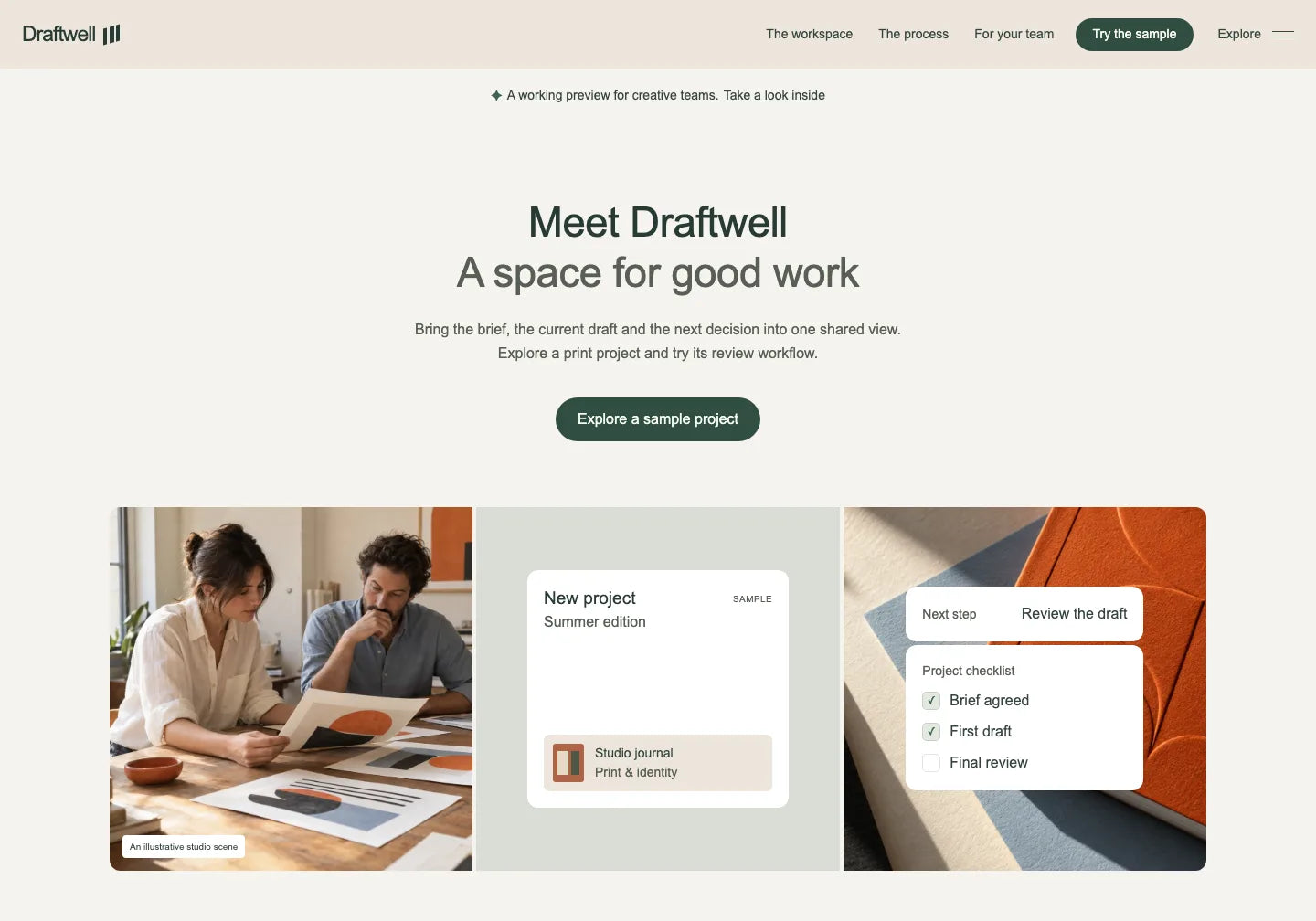 Draftwell / product for teams